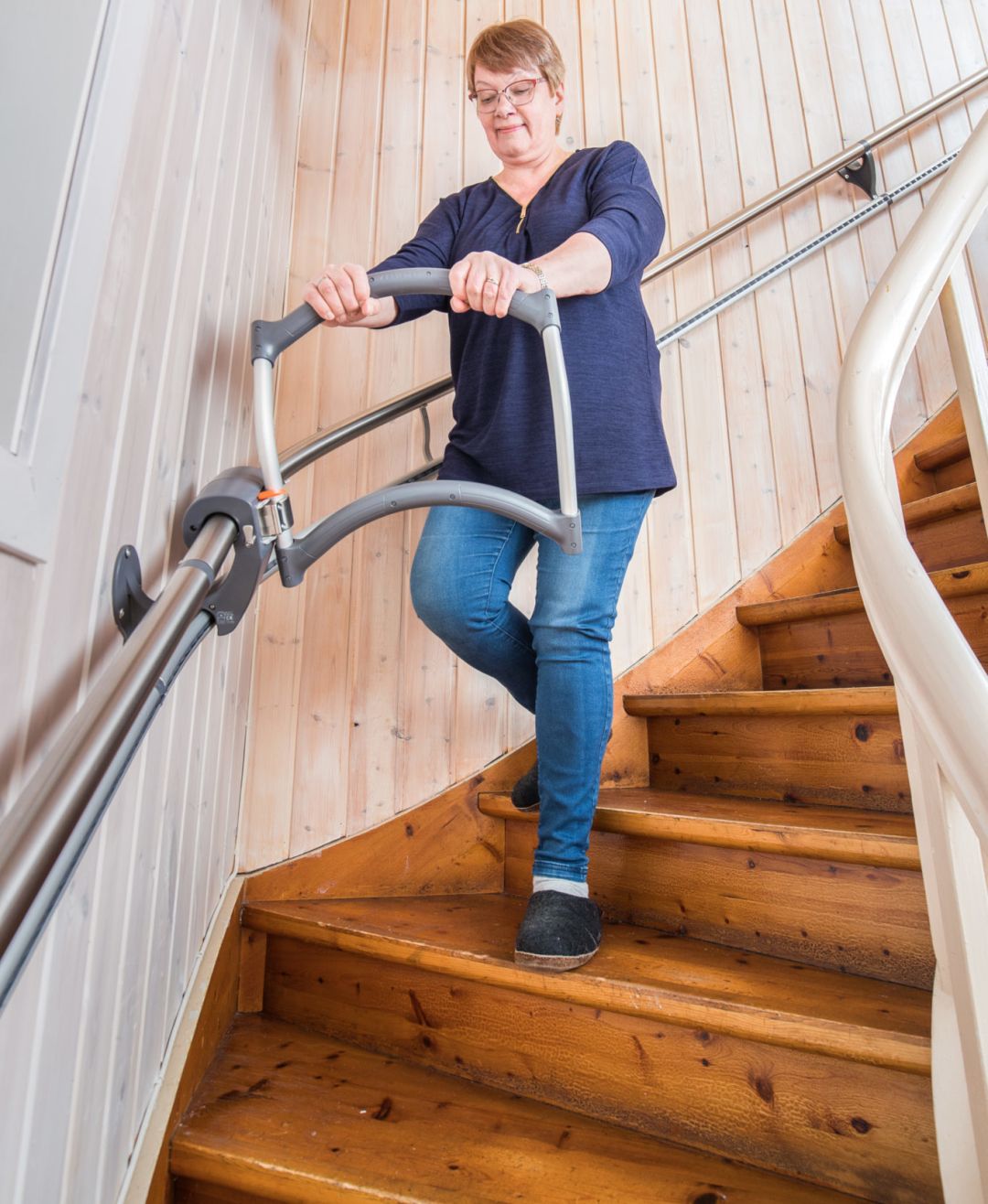 Assistep tashaak – neem spullen met u mee tijdens het traplopen